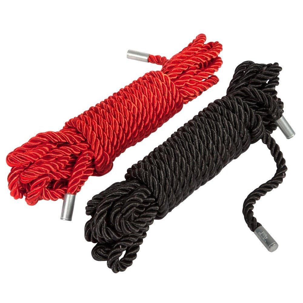 Bondage Rep Dubbelpaket Rött/Svart