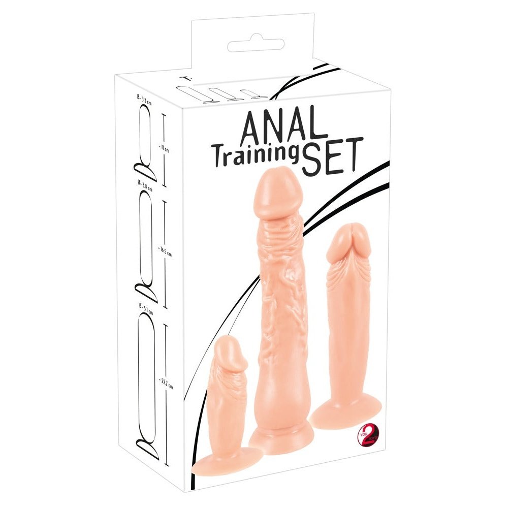 Anal träningsset Relistiska Dildos