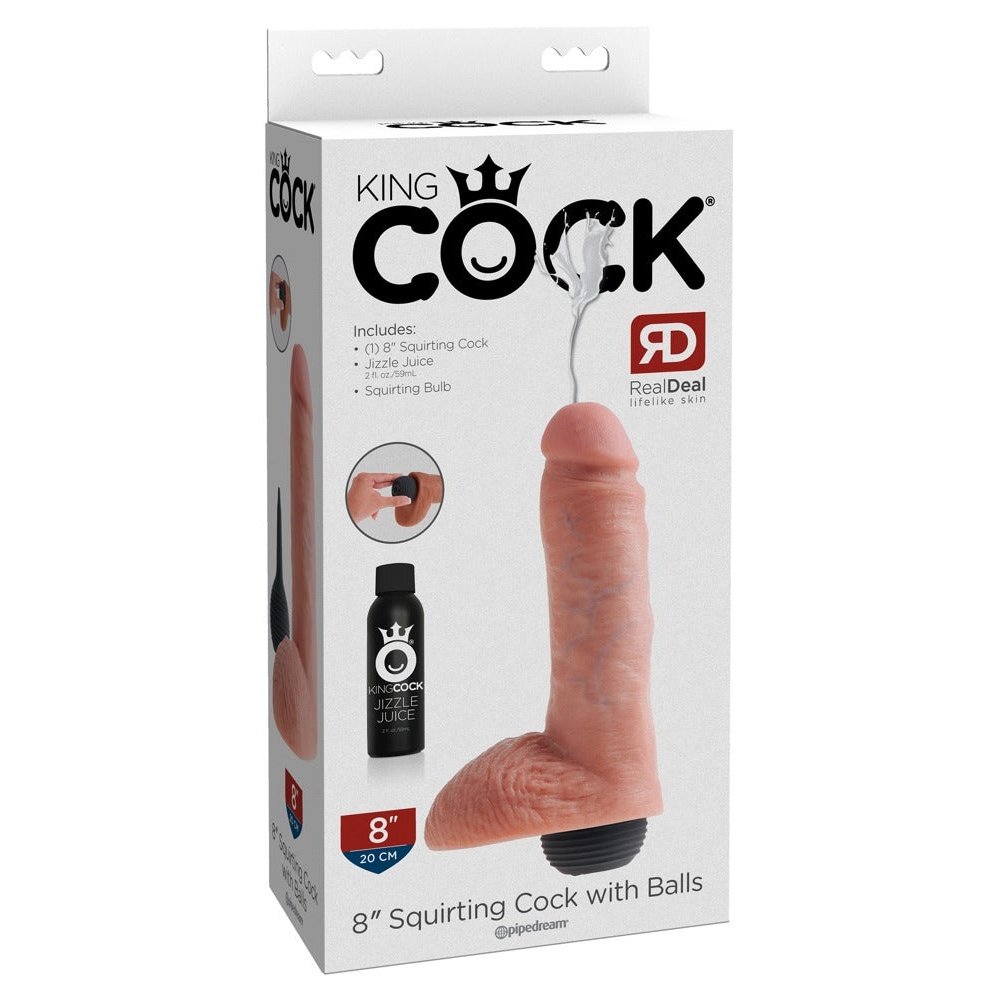 Dildo med Squirting-funktion Hudfärgad