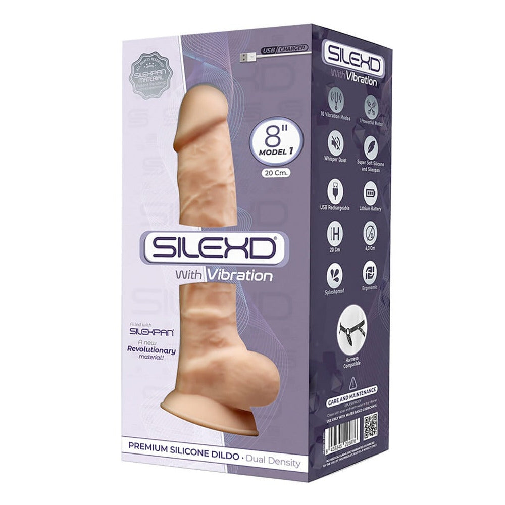 Realistisk Vibrator Dildo Beige