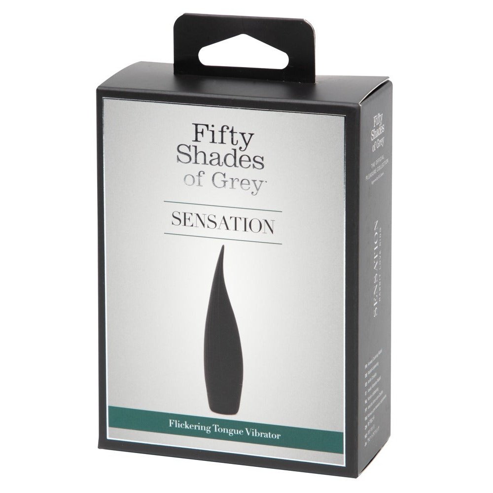 Sensation Flickering Tungvibrator Svart