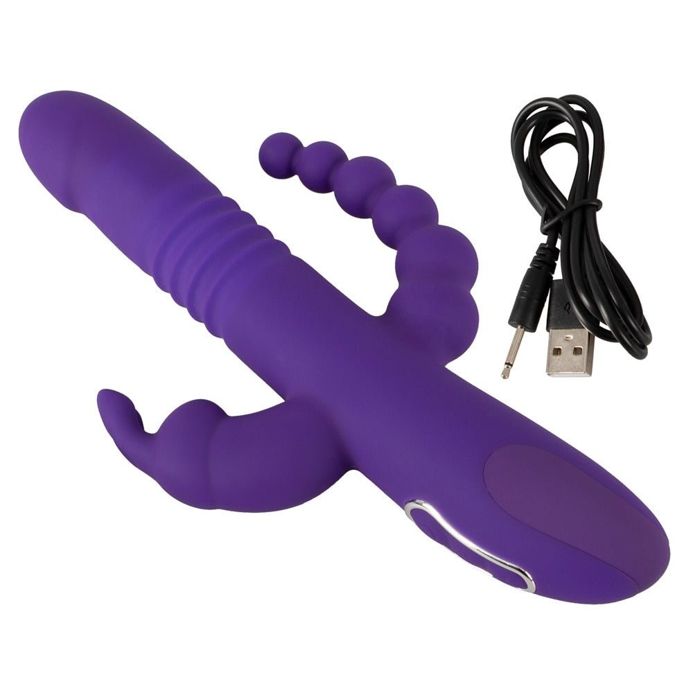 Sweet Smile Thrusting Pearl Triple Rabbitvibrator