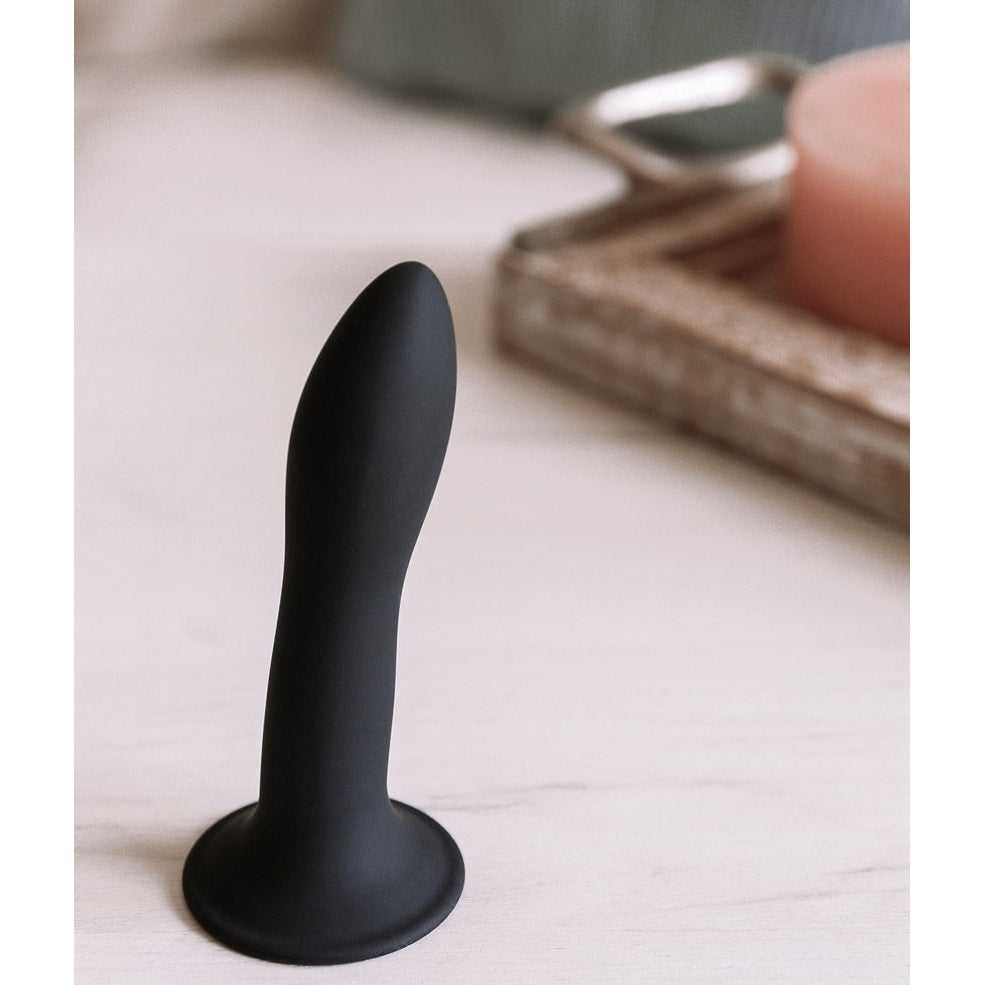 Silikon Dildo Svart