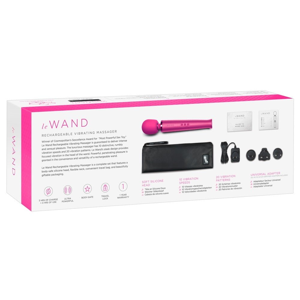 Le Wand Lyxig Magic Wand vibrator Rosa