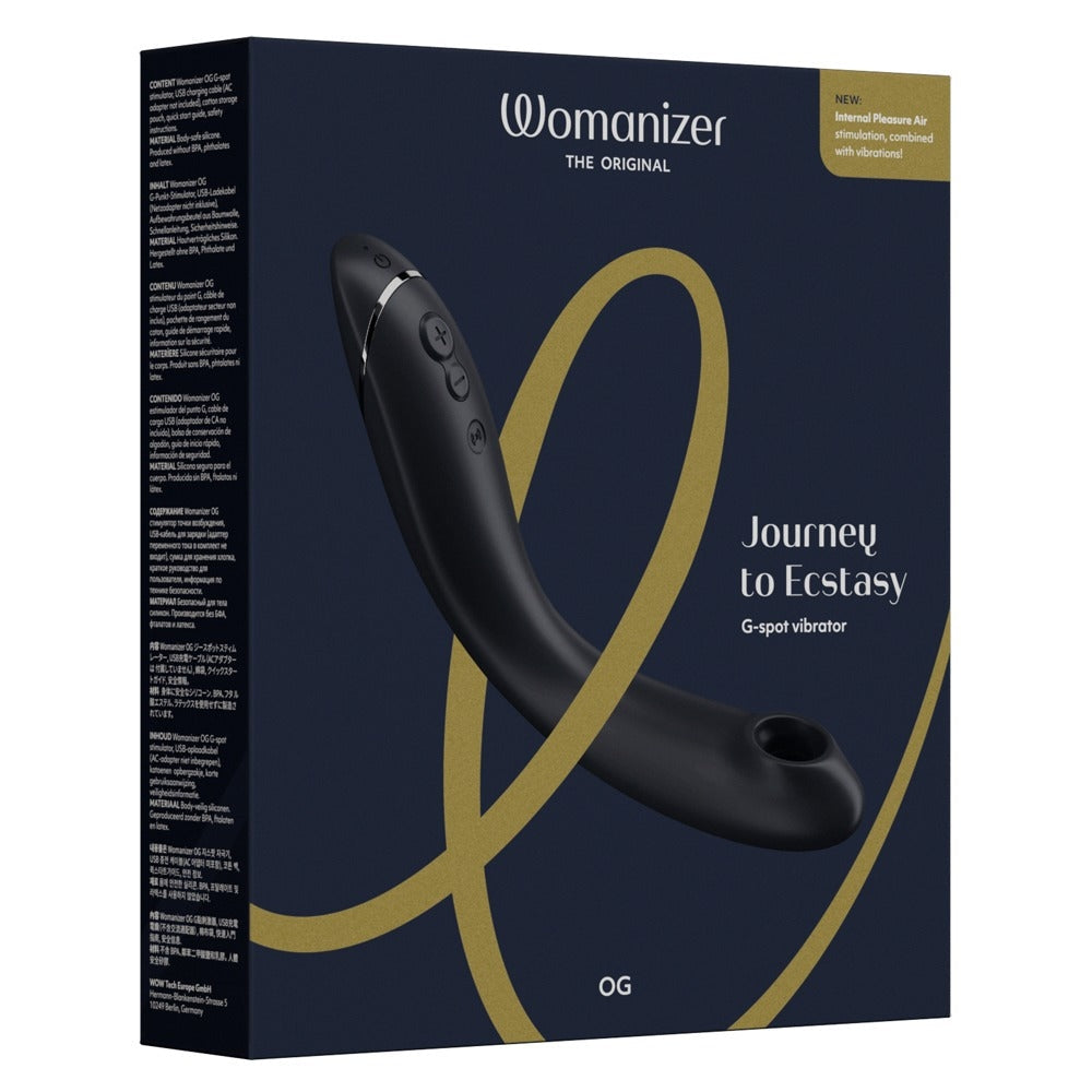 Womanizer OG 2-i-1 Pulsator och Vibrator Svart